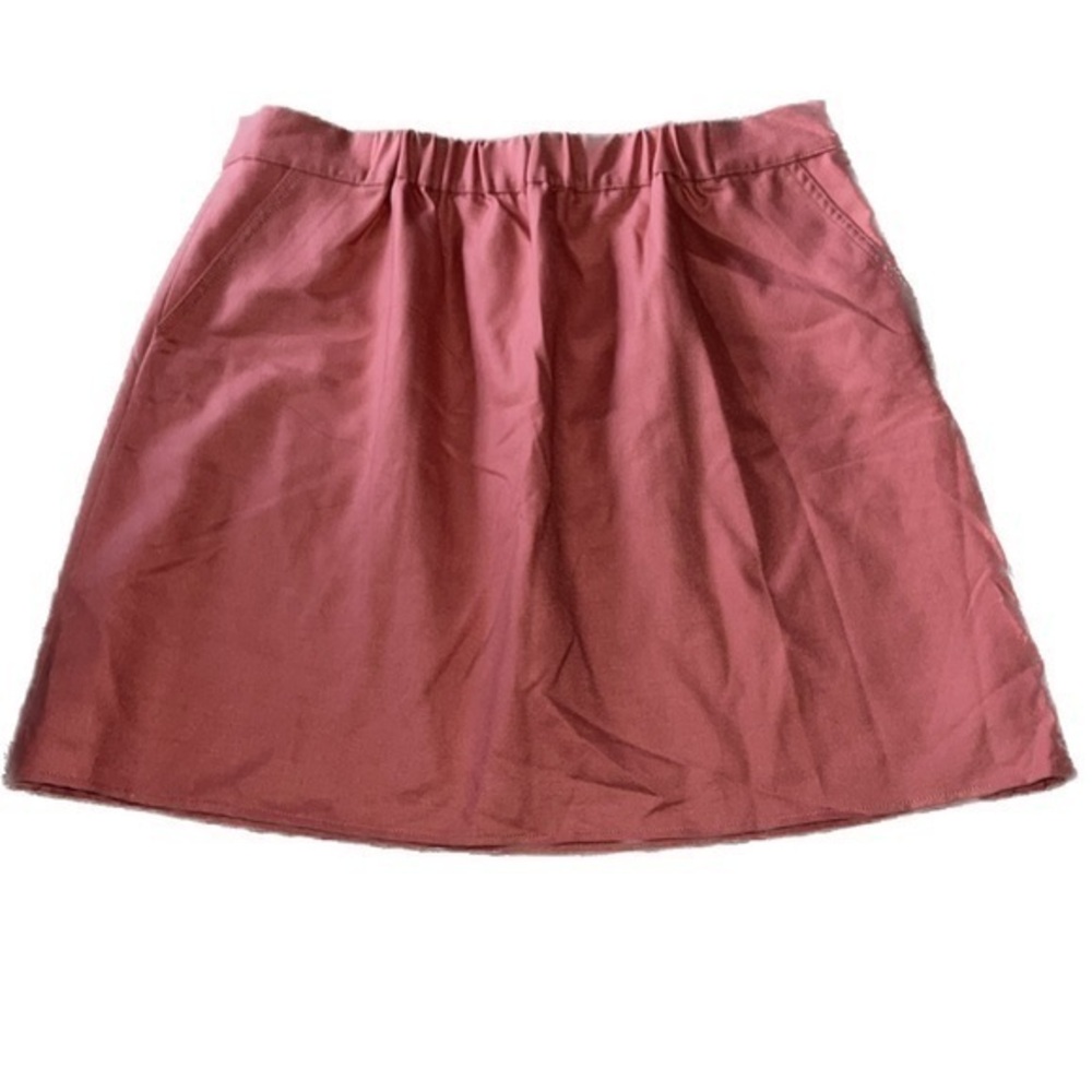 J. Crew coral wool blend skirt size M